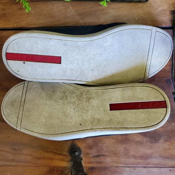 Prada slip on casual sneakers suede and Leather - Picture 7 of 11